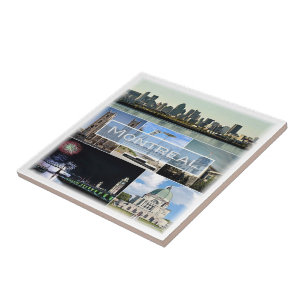 Azulejo De Cerâmica zCA010 MONTREAL, Mosaico, Canadá, América,