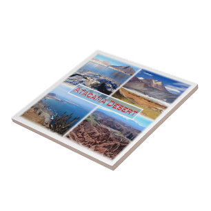 Azulejo De Cerâmica zCL003 ATACAMA DESERT, Mosaico, Chile,