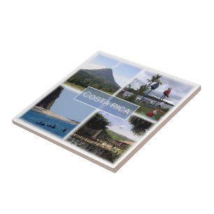 Azulejo De Cerâmica zCR003 COSTA RICA, Mosaico, América,