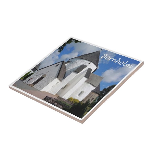 Azulejo De Cerâmica zDK004 BORNHOLM Dinamarca, (Lateral)