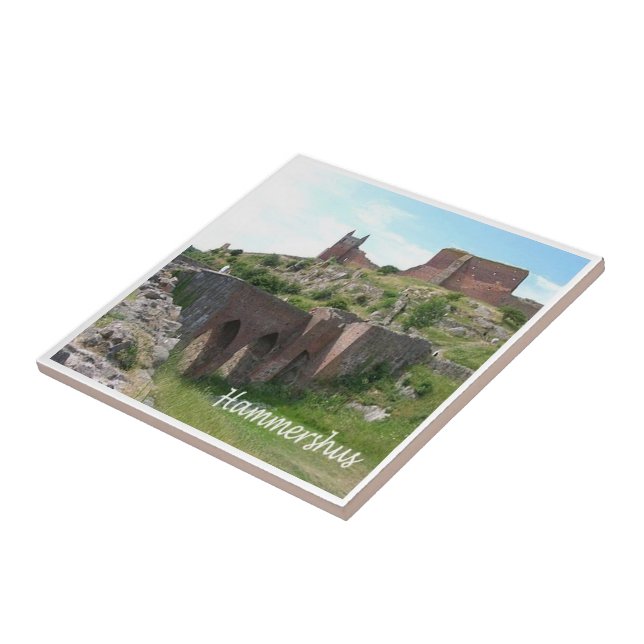 Azulejo De Cerâmica zDK006 HAMMERHSHUS, Ilhas Frísias, (Lateral)