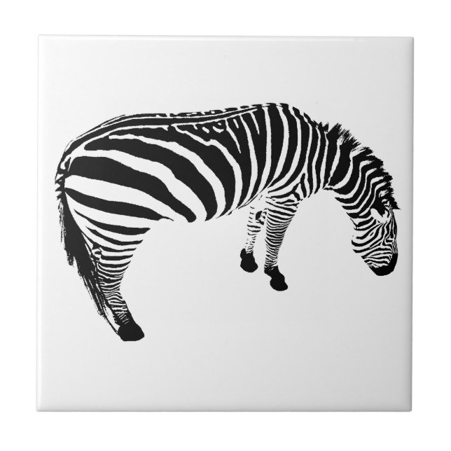 Azulejo De Cerâmica zebra (Frente)