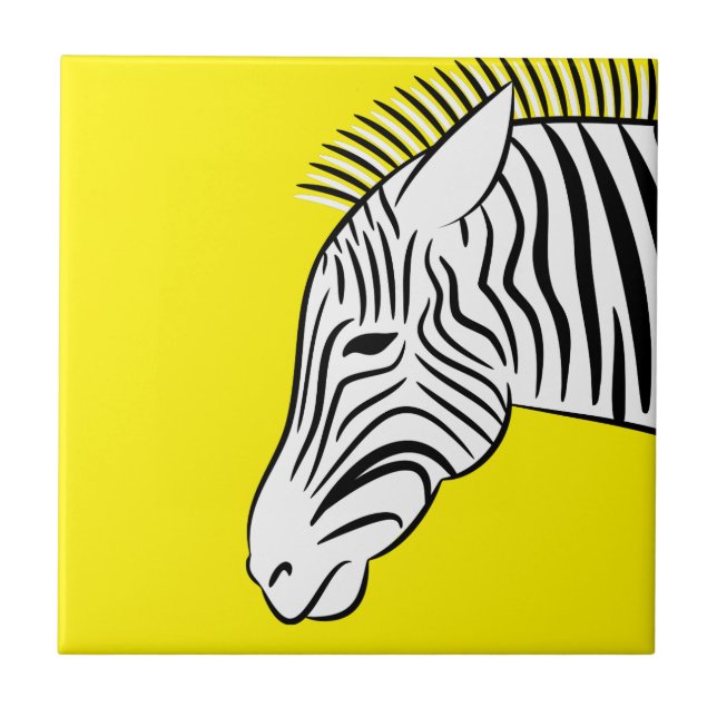 Azulejo De Cerâmica Zebra (Frente)