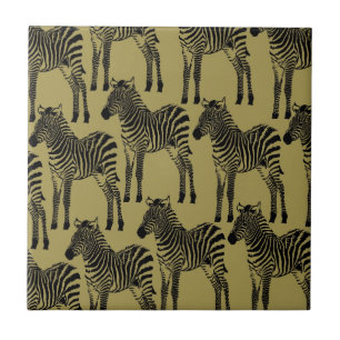 Azulejo De Cerâmica Zebras