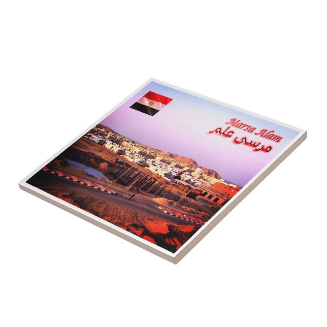 Azulejo De Cerâmica zEG037 MARSA ALAM, Mar Vermelho, Egito, África, (Lateral)