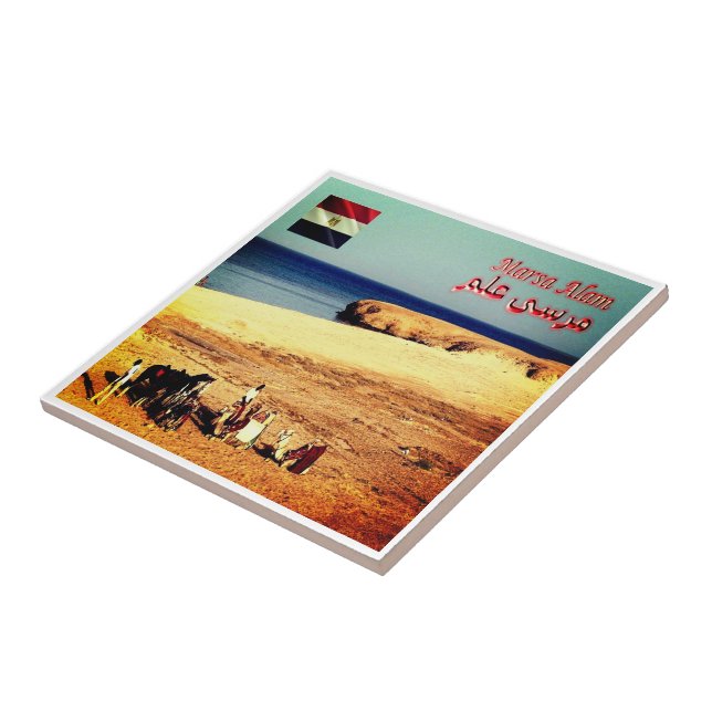 Azulejo De Cerâmica zEG045 MARSA ALAM, Mar Vermelho, Egito, África, (Lateral)