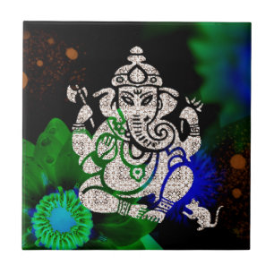Azulejo De Cerâmica Zen Ganesh