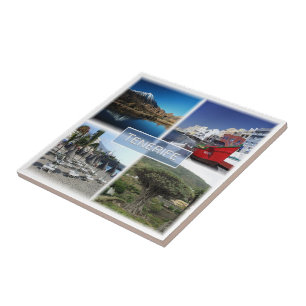 Azulejo De Cerâmica zES007 TENERIFE Canary Islands Espanha,