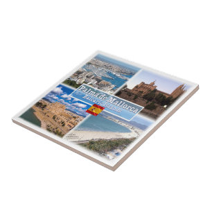 Azulejo De Cerâmica zES107 MALLORCA PALMA, Ilhas Baleares,