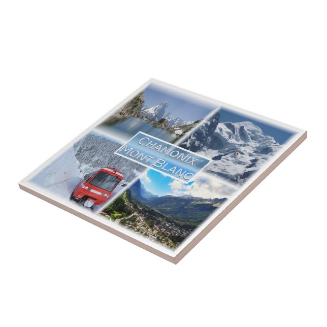 Azulejo De Cerâmica zFR021 CHAMON, Mont Blanc (Lateral)