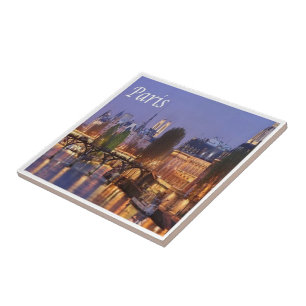 Azulejo De Cerâmica zFR065 PARIS panorama, França,