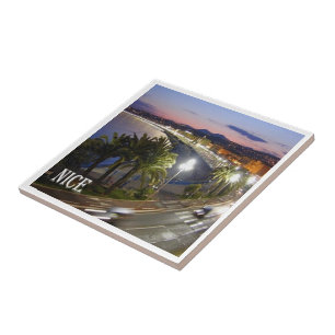 Azulejo De Cerâmica zFR085 NICE NIZZA French Riviera, França