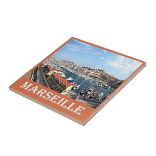 Azulejo De Cerâmica zFR087 MARSEILLE MARS, Riviera francesa,