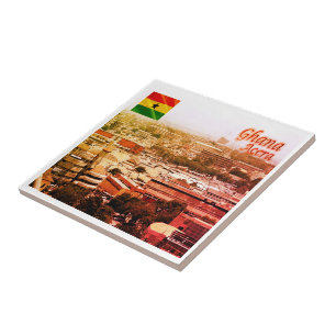 Azulejo De Cerâmica zGH003 ACCRA Norte, Gana, África