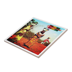 Azulejo De Cerâmica zGN007 GUINÉ, mulheres livres, África,