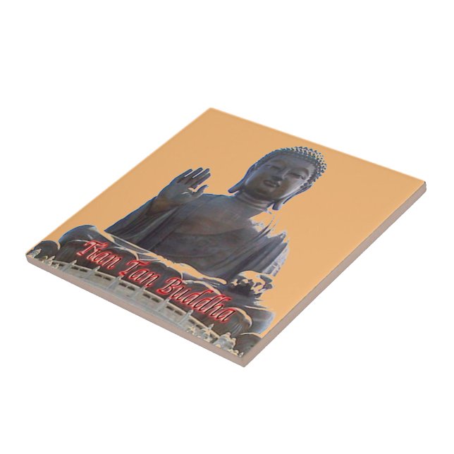 Azulejo De Cerâmica zHK020 TIAN TAN BUDDHA, Hong Kong, (Lateral)