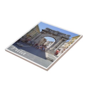 Azulejo De Cerâmica zHR007 PULA, Croácia,