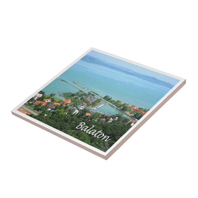 Azulejo De Cerâmica zHU009 BALATON, Hungria, Europa, (Lateral)