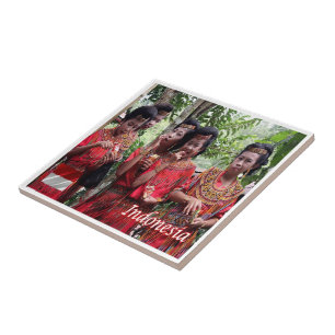 Azulejo De Cerâmica zID009 GIRLS indonésias, Indonésia, Ásia,