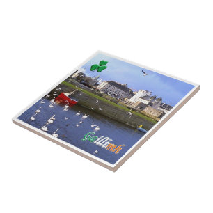 Azulejo De Cerâmica zIE005 GALWAY GAILLIMH, Irlanda,