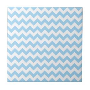 Azulejo De Cerâmica Zigzag Azul, Chevron Azul, Padrão Geométrico