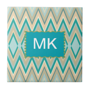 Azulejo De Cerâmica zigzag-phones diagonais