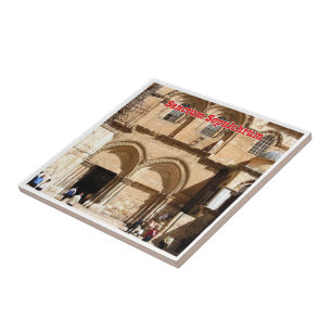 Azulejo De Cerâmica ZIL010 SANCTUM SEPULCHRUM Jerusalém, Israel