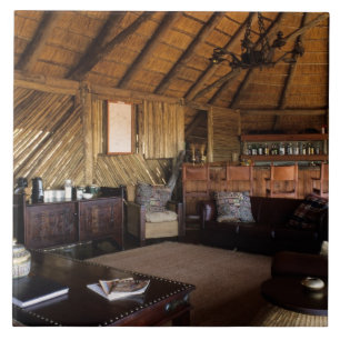 Azulejo De Cerâmica Zimbábue, Parque Nacional Hwange, lodge Linkwasha.