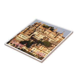 Azulejo De Cerâmica zIN016 UDAIPUR City Palace, Índia, Ásia