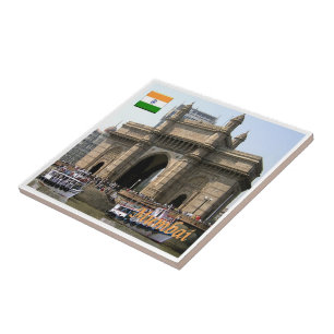 Azulejo De Cerâmica zIN025 MUMBAI, Índia, Ásia,