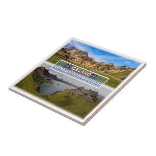 Azulejo De Cerâmica zIS003 LANDMANNALAUGAR, Islândia,