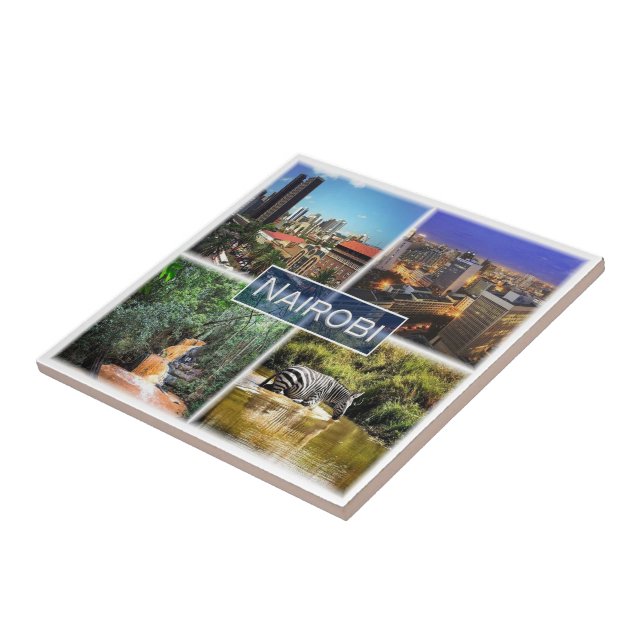 Azulejo De Cerâmica zKE028 NAIROBI, Mosaico, Quénia, África, (Lateral)