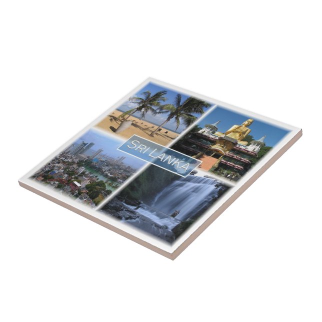 Azulejo De Cerâmica zLK004 SRI LANKA mosaico, Ásia, (Lateral)