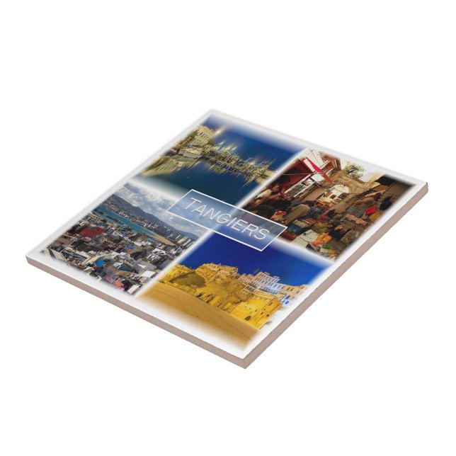 Azulejo De Cerâmica zMA012 TANGIERS, Mosaico, Marrocos, África, (Lateral)