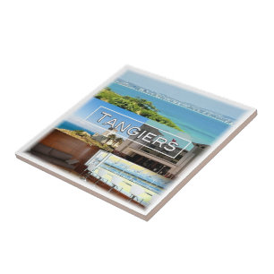 Azulejo De Cerâmica zMA014 TANGIERS, Mosaico, Marrocos, África,