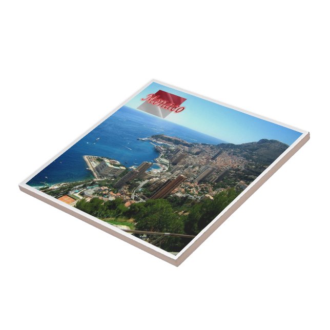 Azulejo De Cerâmica zMC010 PRINCIPAL DO MONACO, visualização (Lateral)