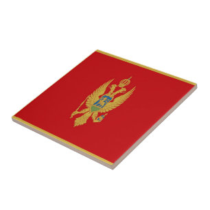 Azulejo De Cerâmica zME001 Montenegro FLAG, Montenegro