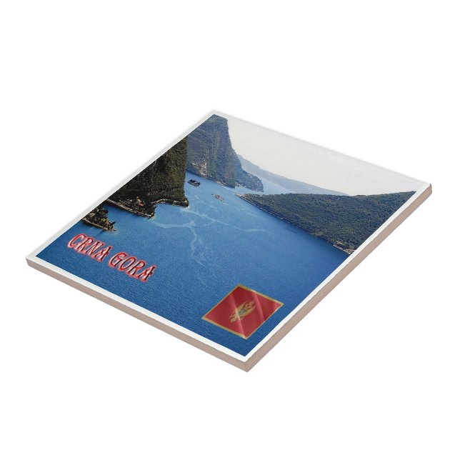 Azulejo De Cerâmica zME018 GULF OF KOTOR, Montenegro (Lateral)