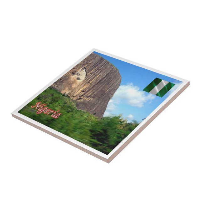 Azulejo De Cerâmica zNG010 NIGÉRIA, Zumarock, África, (Lateral)