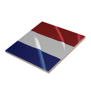 Azulejo De Cerâmica zNL002 Bandeira HOLANDESA acenando, Países Baixos,