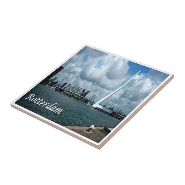 Azulejo De Cerâmica zNL013 ROTTERDAM, Países Baixos, Europa, (Lateral)