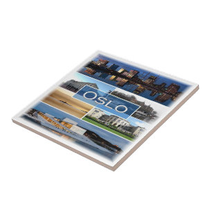 Azulejo De Cerâmica zNO006 OSLO, Noruega, Europa,