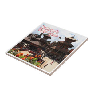 Azulejo De Cerâmica zNP017 Durbar Square KATHMANDU, Nepal Ásia,