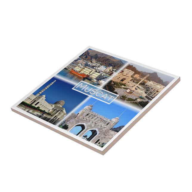 Azulejo De Cerâmica zOM003 MUSCAT Central Business District, (Lateral)