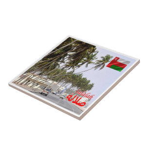 Azulejo De Cerâmica zOM007 SALALAH, Omã, Ásia,