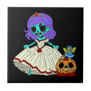 Azulejo De Cerâmica Zombie Cinderella