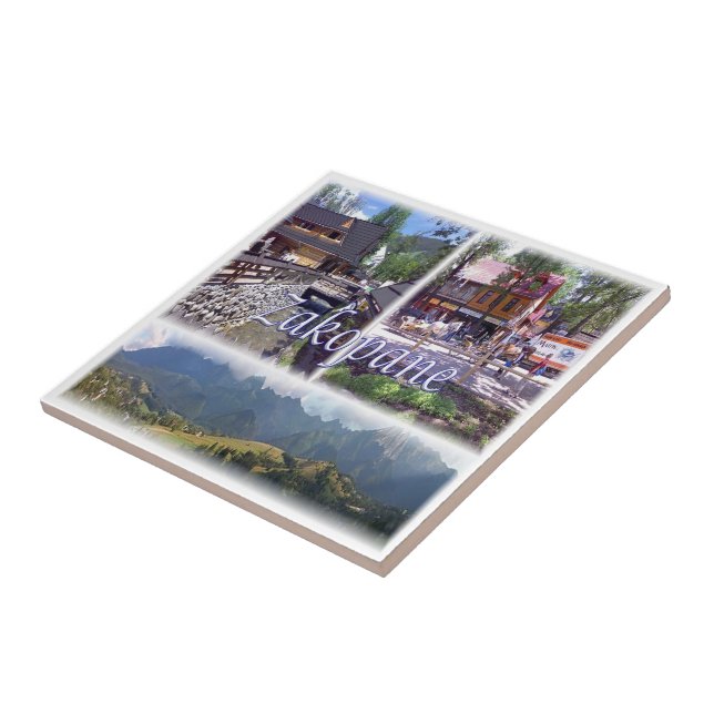 Azulejo De Cerâmica zPL007 ZAKOPANE, Polônia, Europa, (Lateral)