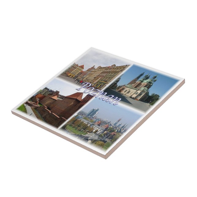 Azulejo De Cerâmica zPL008 POZNAN , Polônia, Europa, (Lateral)