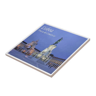 Azulejo De Cerâmica zPT016 LISBON Commerce Square, Portugal,