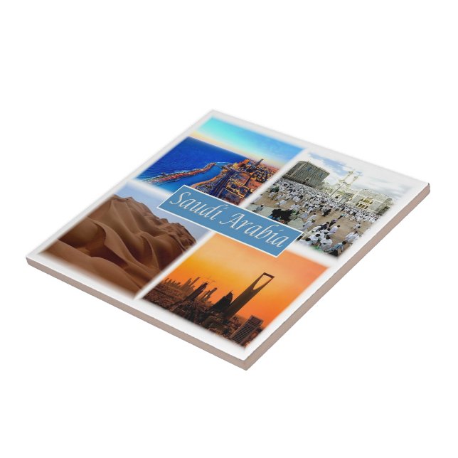 Azulejo De Cerâmica zSA010 ARÁBIA SAUDITA, Ásia, (Lateral)